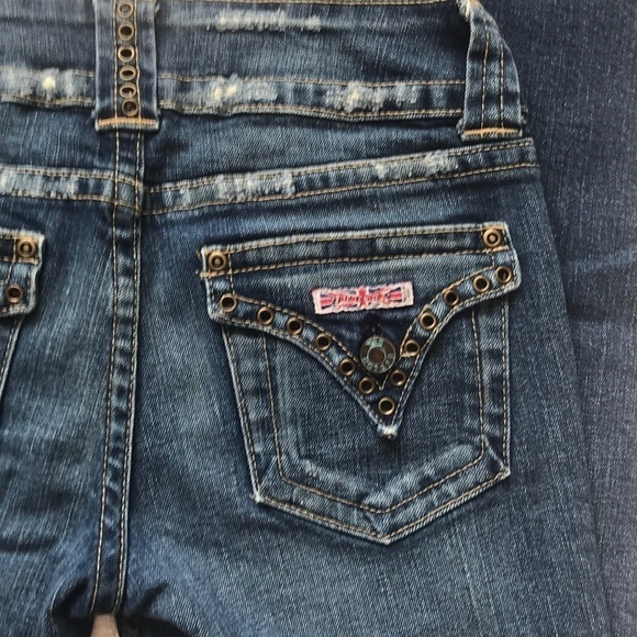 Hudson Distressed Flap Pocket Jeans 28 - Picture 4 of 6